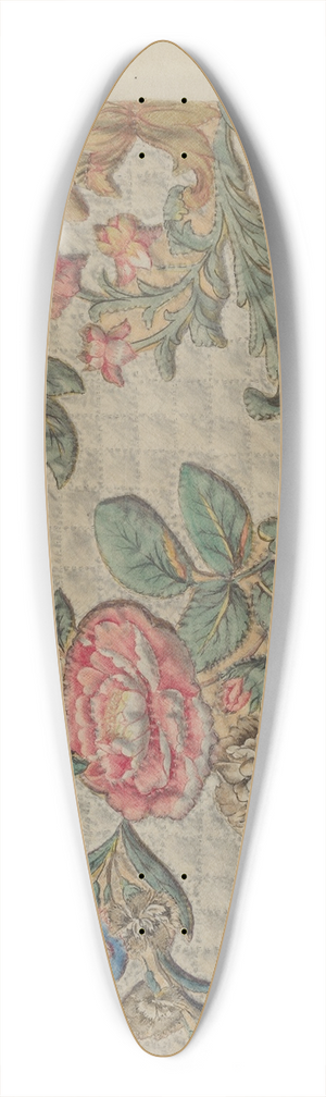 Francis Law Durand - Quilt (Bed Coverlet) 39.3 inch art pintail longboard deck