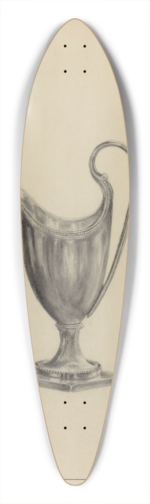 Francis Law Durand - Silver Cream Pitcher 39.3 inch art pintail longboard deck