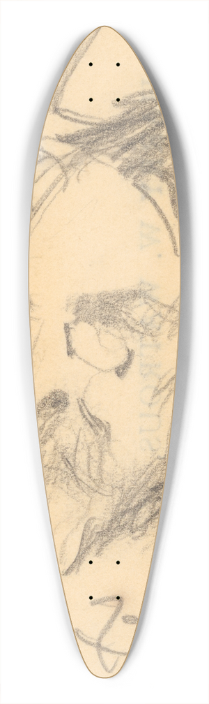 Francis Luis Mora - John White Alexander 39.3 inch art pintail longboard deck