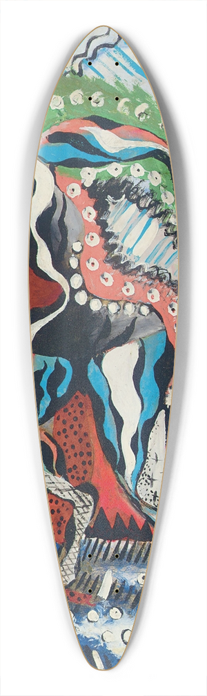 Francis Picabia - Baigneuse 39.3 inch art pintail longboard deck