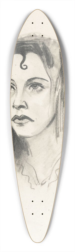 Francis Picabia - ESPAGNOLE 39.3 inch art pintail longboard deck