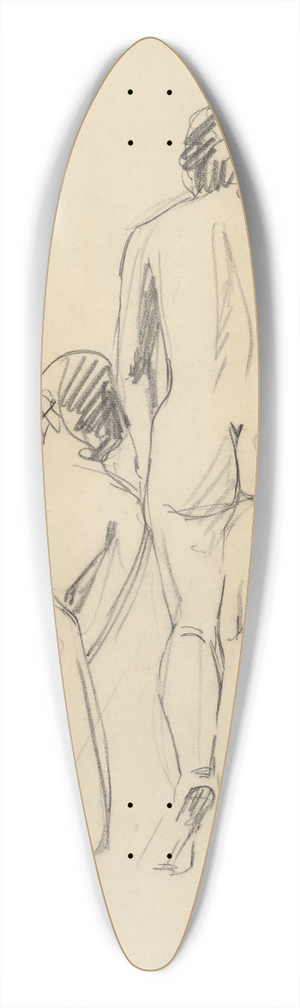 Francis Picabia - Nus de dos 39.3 inch art pintail longboard deck