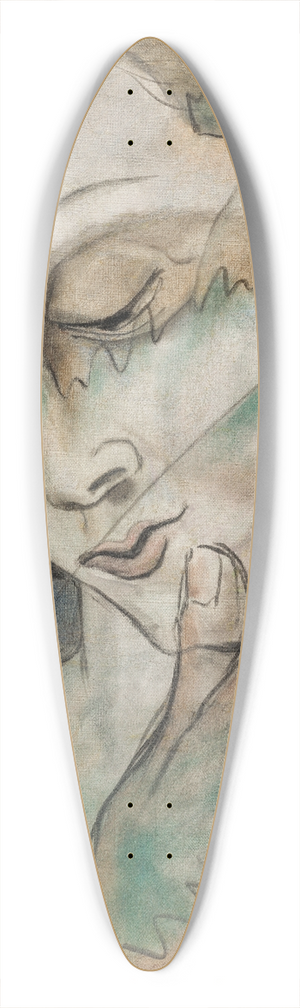 Francis Picabia - Untitled 39.3 inch art pintail longboard deck