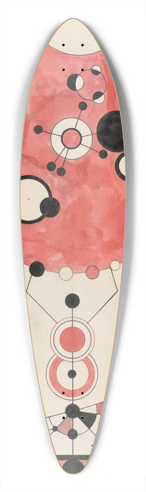 Francis Picabia - Untitled 39.3 inch art pintail longboard deck