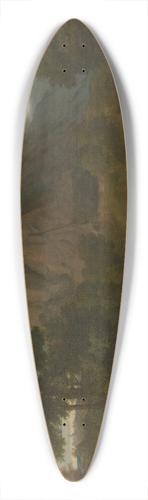 Francisque Millet - Mercury and Battus 39.3 inch art pintail longboard deck