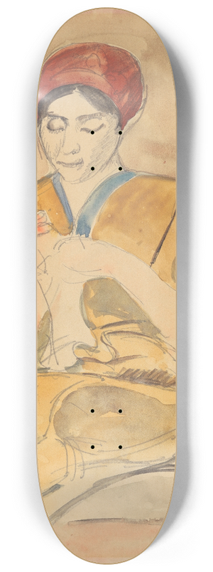 Jean Marchand - La tricoteuse 8.25 inch art skate deck