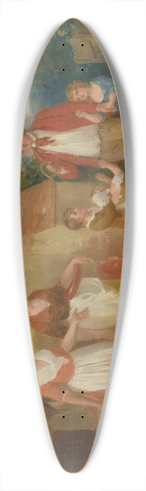 Francis Wheatley - Evening 39.3 inch art pintail longboard deck