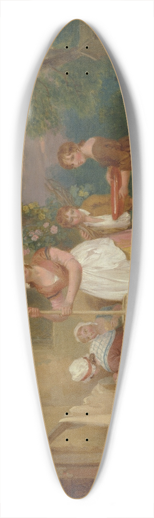 Francis Wheatley - Morning 39.3 inch art pintail longboard deck