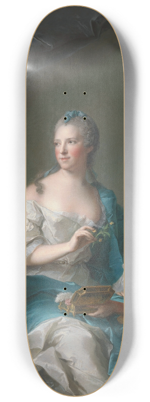 Jean-Marc Nattier - Madame Marsollier and Her Daughter 8.25 inch art skate deck