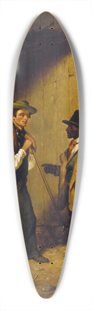 Francis William Edmonds - All Talk and No Work 39.3 inch art pintail longboard deck