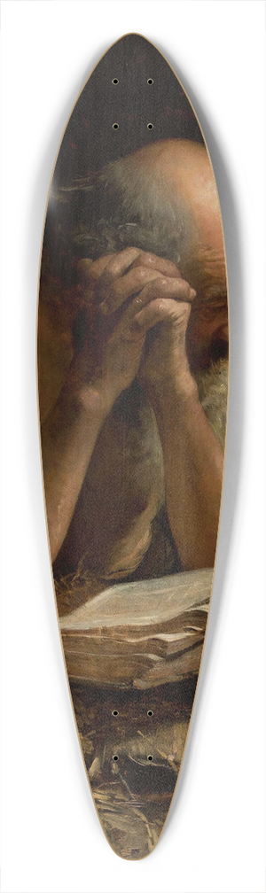 Franciszek Ejsmond - Hermit 39.3 inch art pintail longboard deck