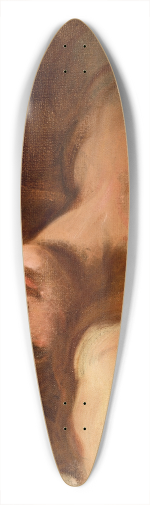 Franciszek murko - Study of a Female Head 39.3 inch art pintail longboard deck