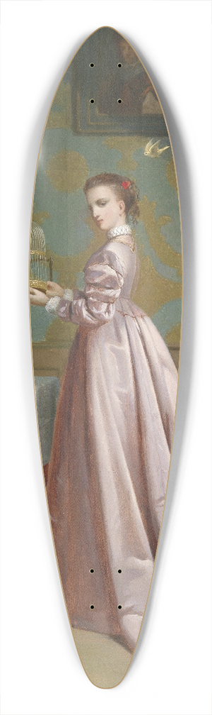Francois J Jacobs - Kurze Freiheit fr den Liebling 39.3 inch art pintail longboard deck
