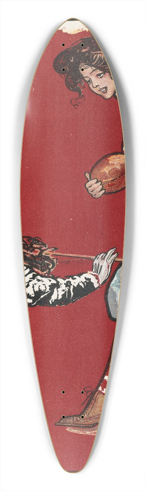 Frank Arthur Nankivell - Progress 39.3 inch art pintail longboard deck