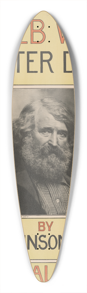 Frank Berkeley Smith - Caleb West master diver by F. Hopkinson Smith. For sale here 39.3 inch art pintail longboard deck