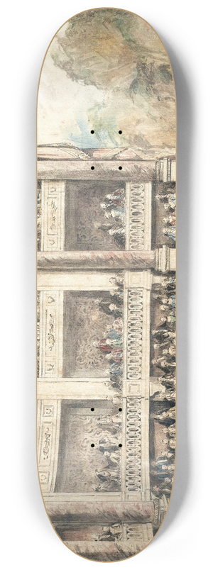 Jean-Michel Moreau - An Opera Performance 8.25 inch art skate deck Jean-Michel Moreau - An Opera Performance 8.25 inch art skate deck