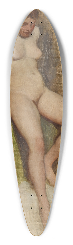 Frank Duveneck - Nude 39.3 inch art pintail longboard deck