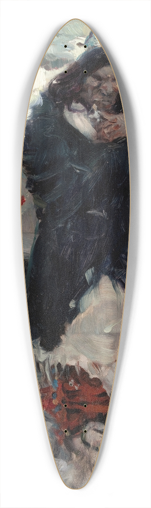 Frank Earle Schoonover - Sketch for The Funeral Procession 39.3 inch art pintail longboard deck