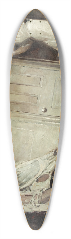 Frank Earle Schoonover - What Happened Here 39.3 inch art pintail longboard deck