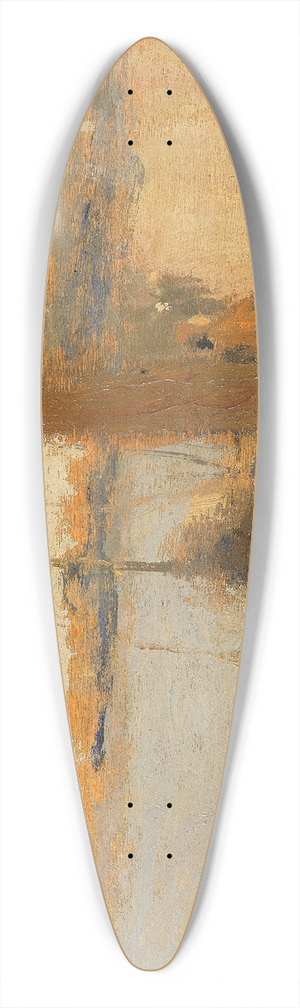 Frank Edwin Scott - Bateau De Peche 39.3 inch art pintail longboard deck