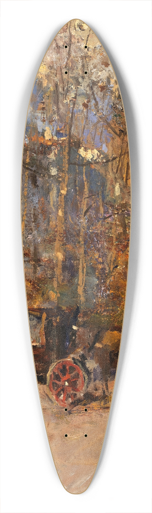 Frank Edwin Scott - Cabs 39.3 inch art pintail longboard deck