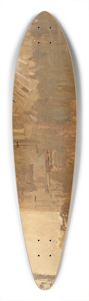 Frank Edwin Scott - Notre Dame no. I 39.3 inch art pintail longboard deck