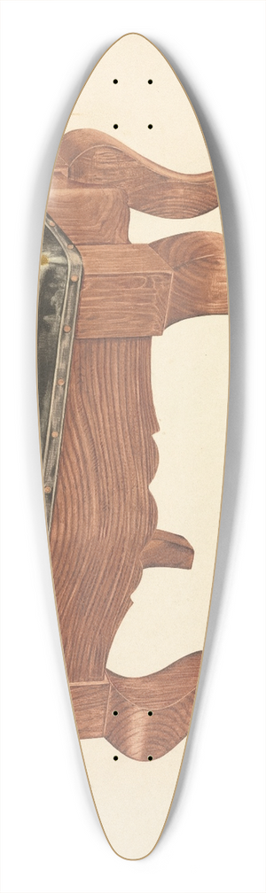 Frank Eiseman - Footstool 39.3 inch art pintail longboard deck