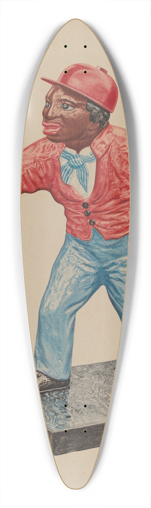 Frank Eiseman - Hitching Post 39.3 inch art pintail longboard deck