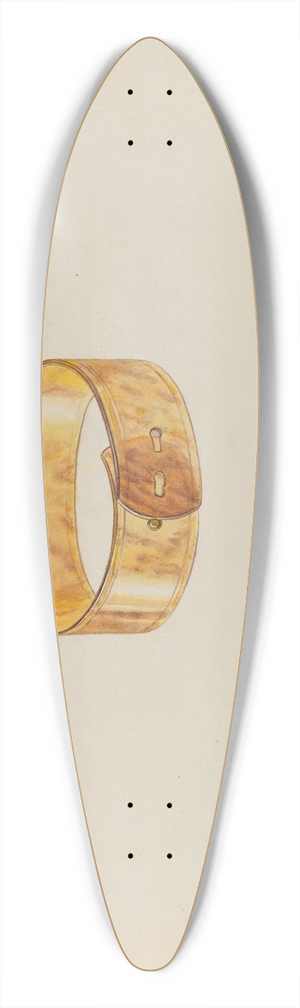 Frank Fumagalli - Bracelet 39.3 inch art pintail longboard deck