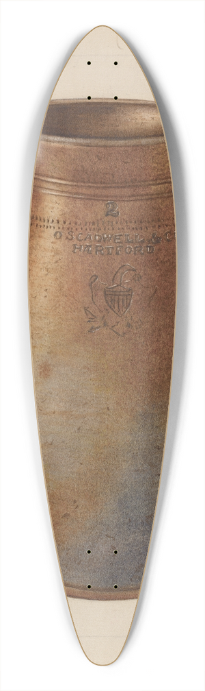 Frank Fumagalli - Churn 39.3 inch art pintail longboard deck