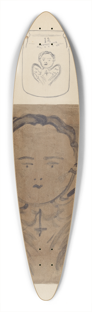 Frank Fumagalli - Jar 39.3 inch art pintail longboard deck