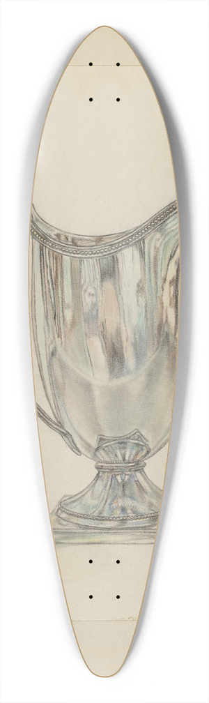 Frank Fumagalli - Silver Pitcher 39.3 inch art pintail longboard deck