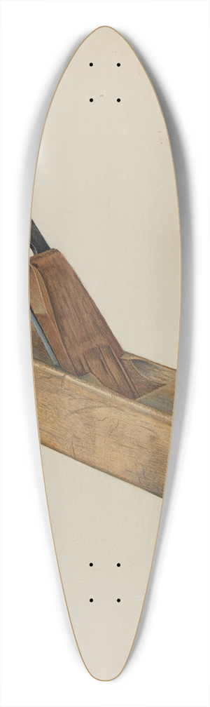 Frank Gray - Carpenters Small Plane 39.3 inch art pintail longboard deck