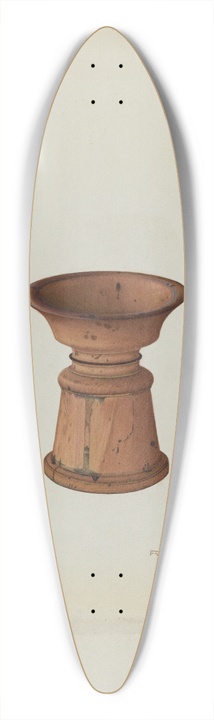 Frank Gray - Ink Sander 39.3 inch art pintail longboard deck