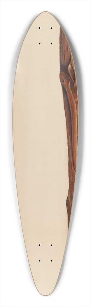 Frank Gray - Walking Stick 39.3 inch art pintail longboard deck