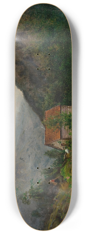 Amaldus Nielsen - Regnstemning, Rosendal 8.25 inch art skate deck