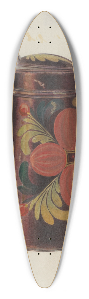 Franklyn Syres - Toleware Tin Teapot 39.3 inch art pintail longboard deck