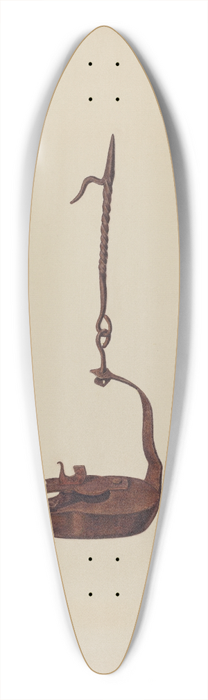 Frank McEntee - Betty Lamp 39.3 inch art pintail longboard deck