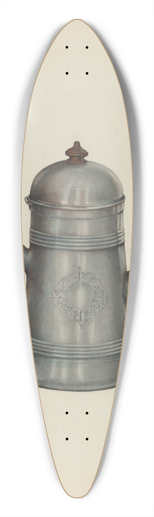 Frank McEntee - Coffee Pot 39.3 inch art pintail longboard deck