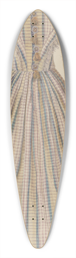 Frank M. Keane - Dress 39.3 inch art pintail longboard deck