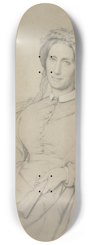 Jean-Paul Flandrin - Madame Hippolyte Flandrin (Aime Ancelot) 8.25 inch art skate deck