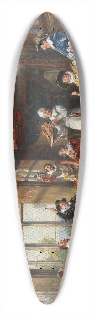 Frank Moss Bennett - The Roast Beef of Old England 39.3 inch art pintail longboard deck