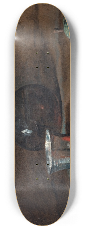 Jean Simon Chardin - The Silver Goblet 8.25 inch art skate deck