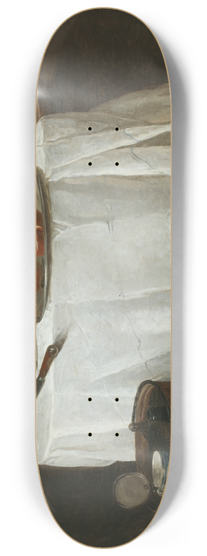 Jean Simon Chardin - The White Tablecloth 8.25 inch art skate deck