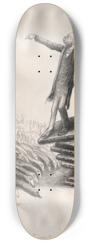 Jean Veber - The Savant 8.25 inch art skate deck
