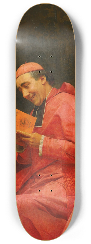 Jehan Georges Vibert - An Amusing Read 8.25 inch art skate deck