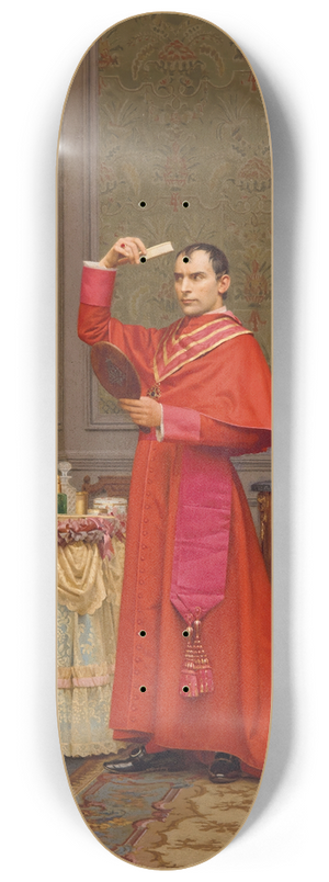 Jehan Georges Vibert - La Comparaison 8.25 inch art skate deck