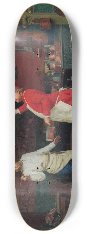 Jehan Georges Vibert - The Marvelous Sauce 8.25 inch art skate deck