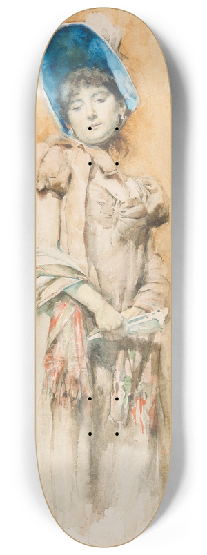 Jenny Nystrm - Kvinna i bahytt 8.25 inch art skate deck