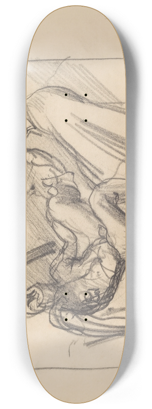 Jens Adolf Jerichau - Skitse til maleriet Loke og Sigyn 8.25 inch art skate deck